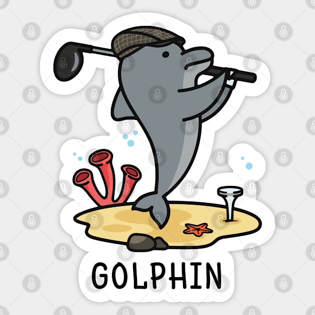 Golphin Sticker by Three Meat Curry